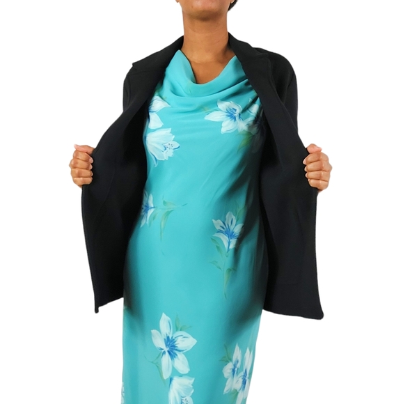 Magaschoni Black Cotton Blend Cardigan - Picture 6 of 9